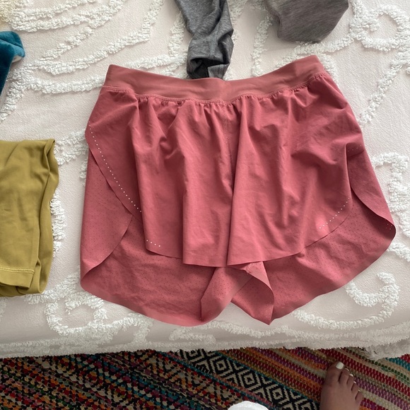lululemon athletica Pants - Lululemon Pink Running shorts size 6